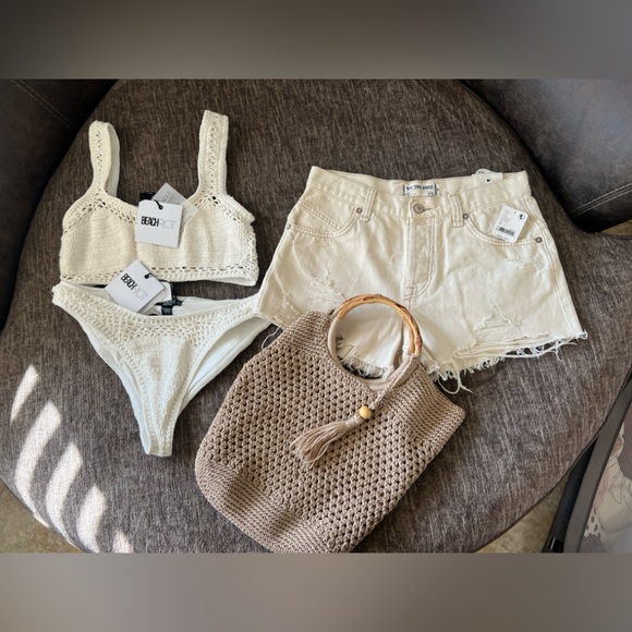 Beach Riot Crochet Bikini NWT - Picture 2 of 8